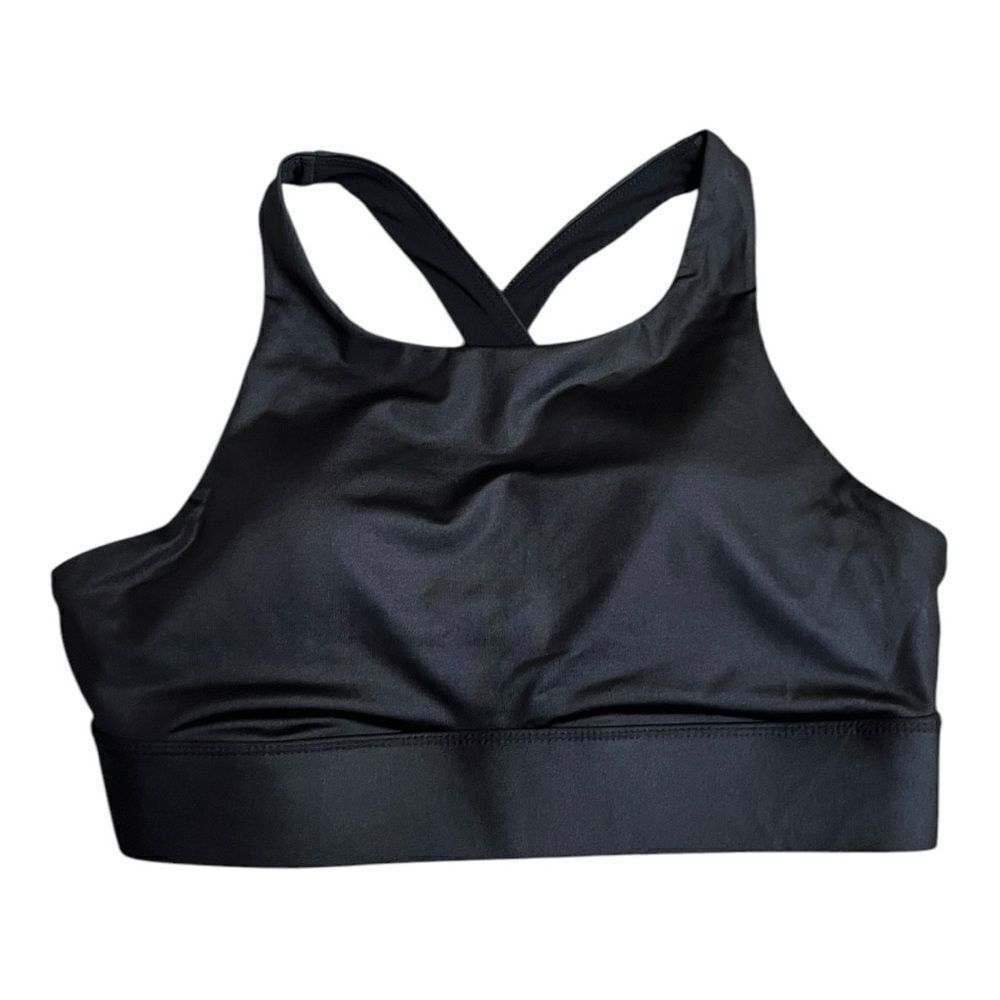 NWT-Fabletics High Support Black Sports Bra